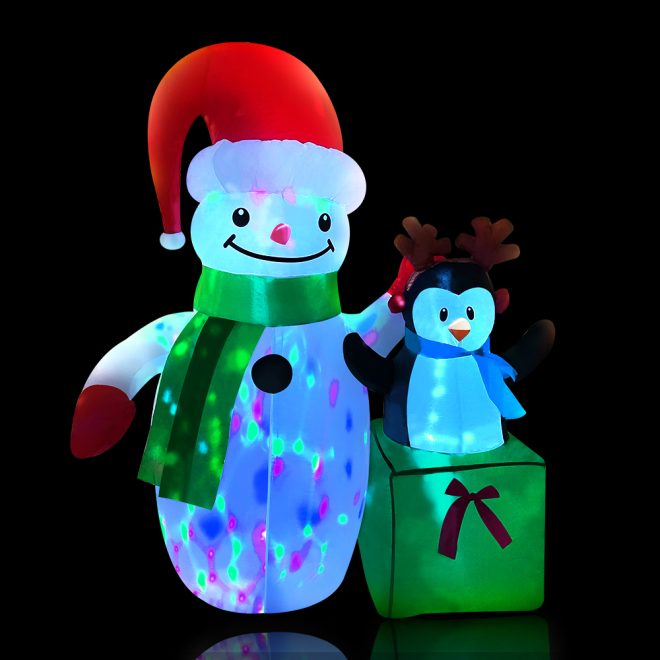 Christmas Inflatable Snowman 1.8M Illuminated Decorations