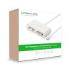 UGREEN 3-in-1 Mini DisplayPort to HDMI&VGA&DVI converter – white (10438)