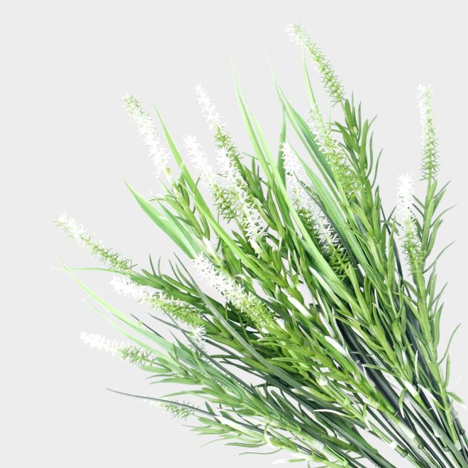 Long Stem Lavender 50cm UV Resistant – White