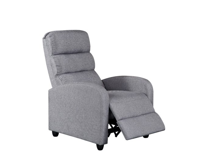 Luxury Fabric Recliner Chair – Grey