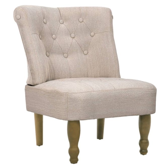 French Chair Fabric – Cream, 1