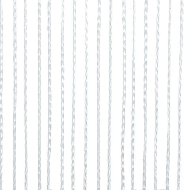 String Curtains 2 pcs – 100 cm, White