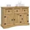 Sideboard Solid Mexican Pinewood Corona Range 132x43x78 cm – Brown