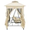 Gazebo Convertible Swing Bench – Cream White