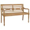 Private: Batavia Bench Teak – 120 cm, Brown