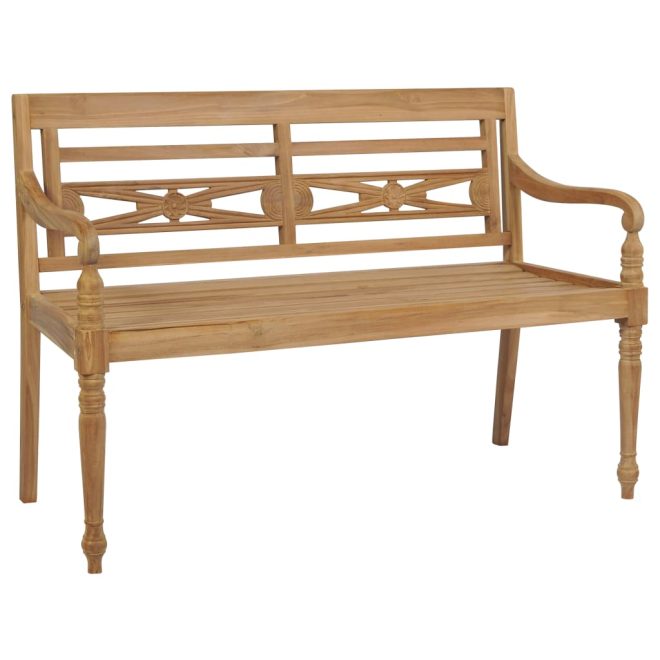 Private: Batavia Bench Teak – 120 cm, Brown