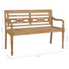 Private: Batavia Bench Teak – 120 cm, Brown