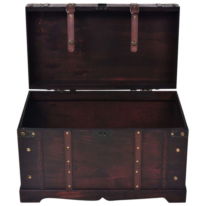 Vintage Treasure Chest Wood 66x38x40 cm