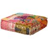 Chaddesden 2-Seater Modular Pouffe Fabric – Patchwork, 2-Seater Sofa