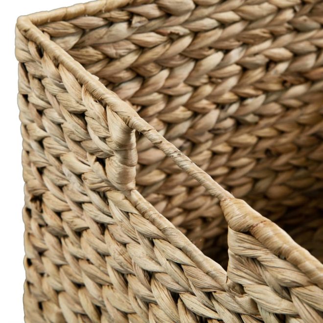 Storage Basket Set 3 Pieces Water Hyacinth