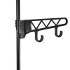 Clothes Rack Steel and Non-woven Fabric 55×28.5×175 cm Black