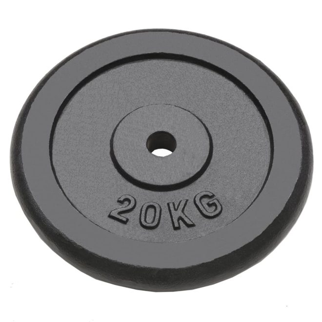 Weight Plates 2 pcs 2×20 kg Cast Iron