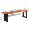 Bench Solid Acacia Wood – 145 cm