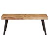 Coffee Table Solid Mango Wood 90x55x36 cm