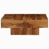 Coffee Table Solid Sheesham Wood 80x80x30 cm