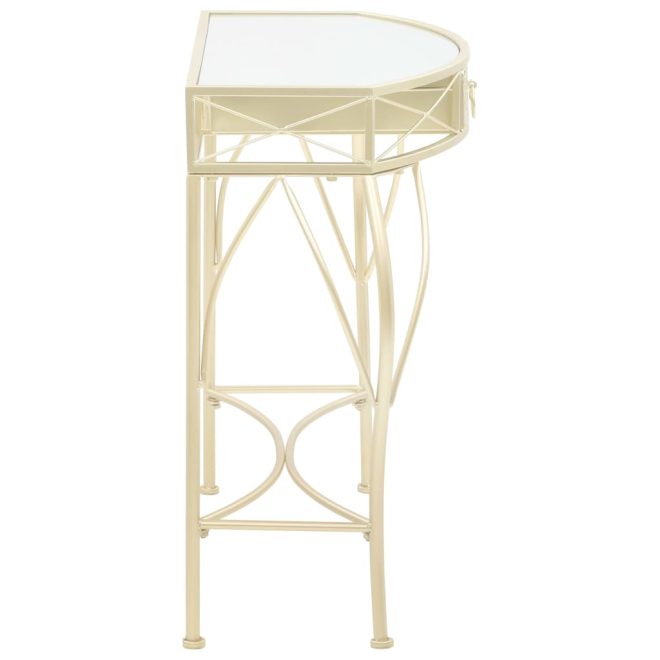 Wellesley Side Table French Style Metal 82x39x76 cm Gold