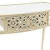 Wellesley Side Table French Style Metal 82x39x76 cm Gold