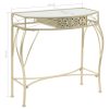 Wellesley Side Table French Style Metal 82x39x76 cm Gold