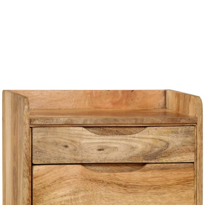 Blaydon Bedside Cabinet Solid Mango Wood 40x30x59.5 cm