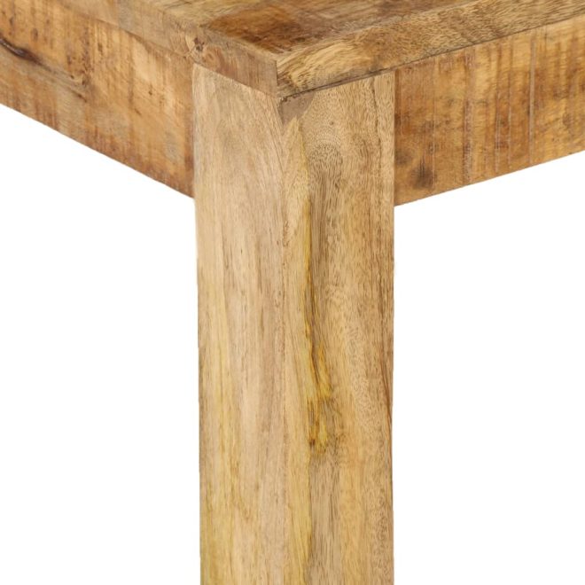 Coffee Table – 80x80x40 cm, Solid Mango Wood