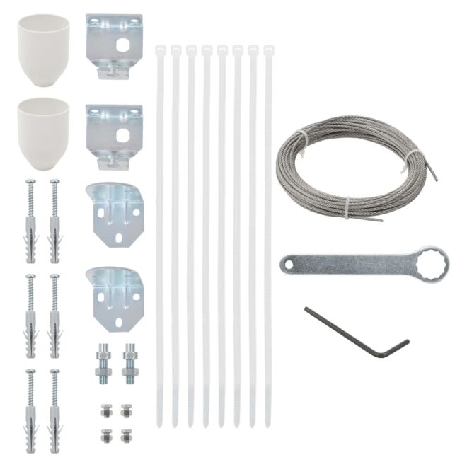 29 Piece Balcony Screen Accessory Set