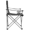 Camping Table and Chair Set 3 Pieces – Grey