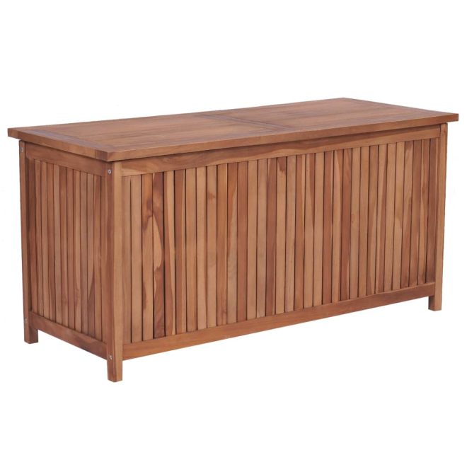 Garden Storage Box Solid Teak Wood – 120x50x58 cm