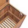 Garden Storage Box Solid Teak Wood – 120x50x58 cm