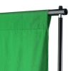 Backdrop Cotton Chroma Key – 300×300 cm, Green