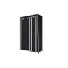 Folding Wardrobe 110 x 45 x 175 cm – Black, 2