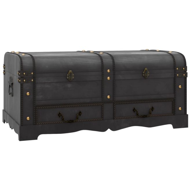 Wooden Treasure Chest Large Brown