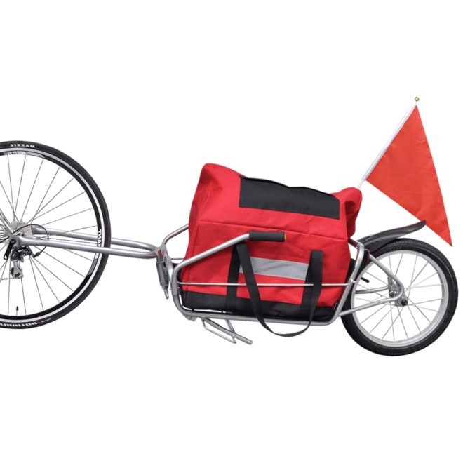 Bicycle Cargo Trailer One-wheel with Storage Bag