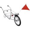 Bicycle Cargo Trailer One-wheel with Storage Bag