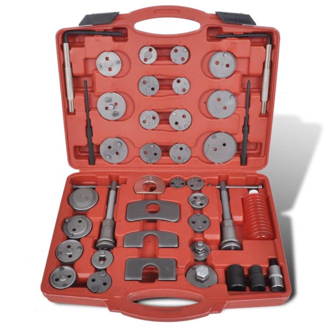 Brake Caliper Piston Wind Back Tool Kit 40 pcs