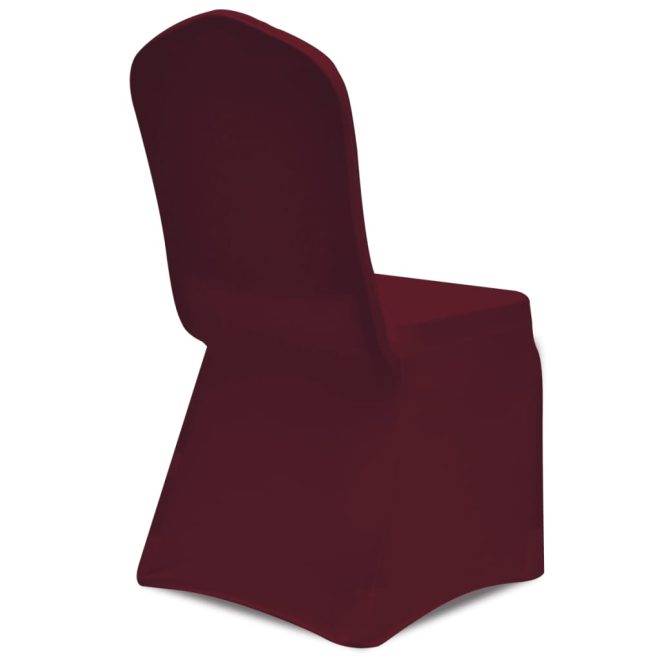 Chair Cover Stretch – Burgundy, 6