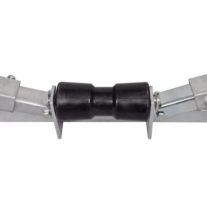 Boat Trailer Bottom Support Bracket with Keel Rollers