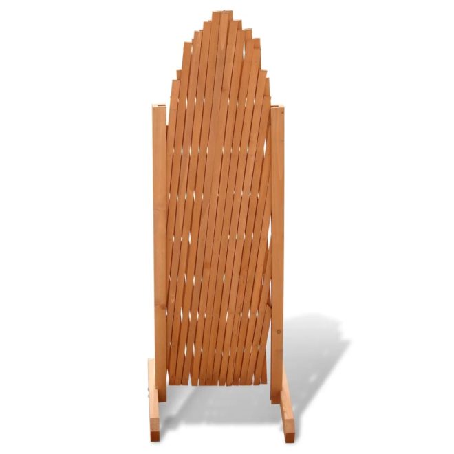 Trellis Fence Solid Wood 180×100 cm – Brown