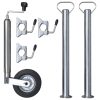 48 mm Jockey Wheel with 2 Support Tubes & 3 Split Clamps