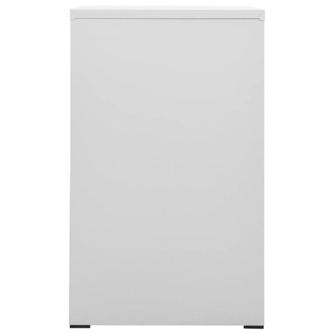 Filing Cabinet Light Grey 46x62x102.5 cm Steel