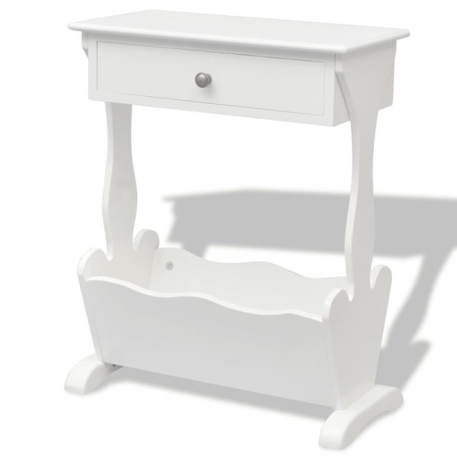 Magazine Rack “Melrose” White