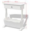 Magazine Rack “Melrose” White