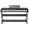 88-Key Digital Piano with Pedals Black Melamine Board