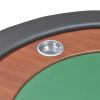 10-Player Poker Table with Dealer Area and Chip Tray – Green