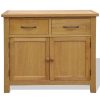 Sideboard 90×33.5×83 cm Solid Oak Wood