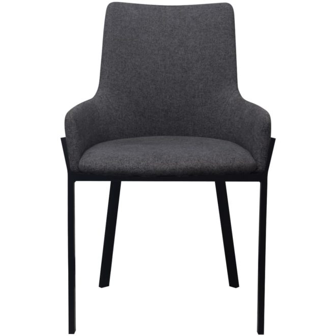 Dining Chairs Fabric – Dark Grey, 2