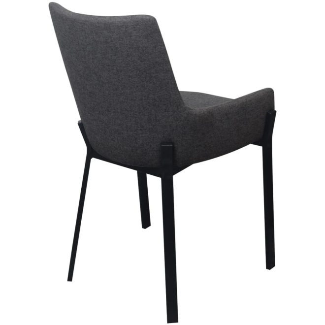 Dining Chairs Fabric – Dark Grey, 2