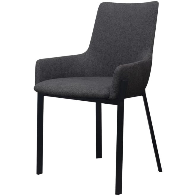 Dining Chairs Fabric – Dark Grey, 2