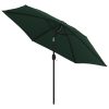 LED Cantilever Umbrella 3 m – Green