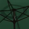 LED Cantilever Umbrella 3 m – Green