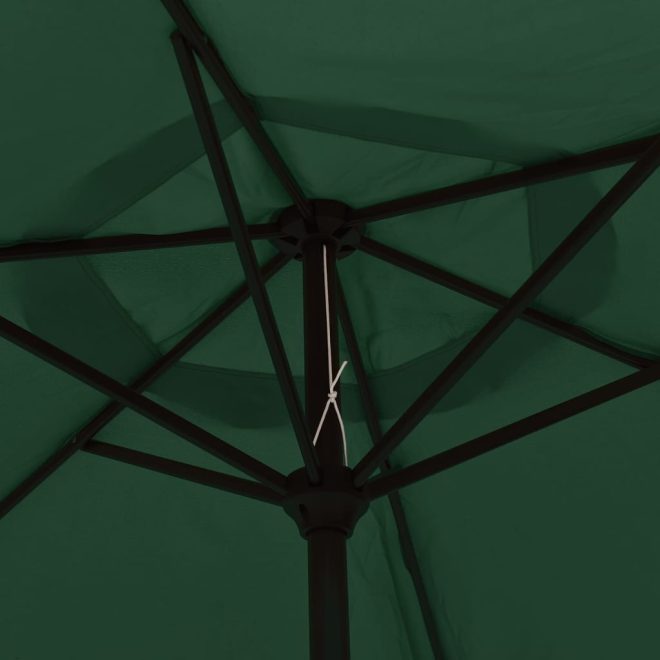 LED Cantilever Umbrella 3 m – Green